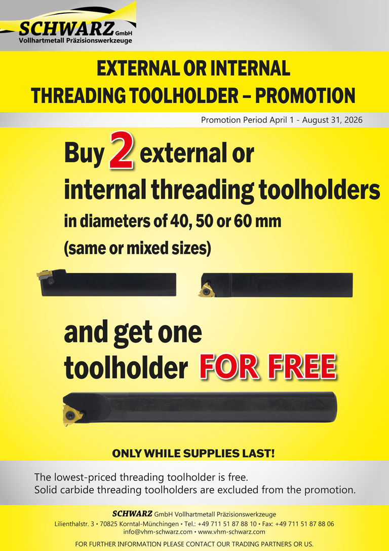 Флаер для державок наружной и внутренней резьбообработки для CNC-точения резьбы