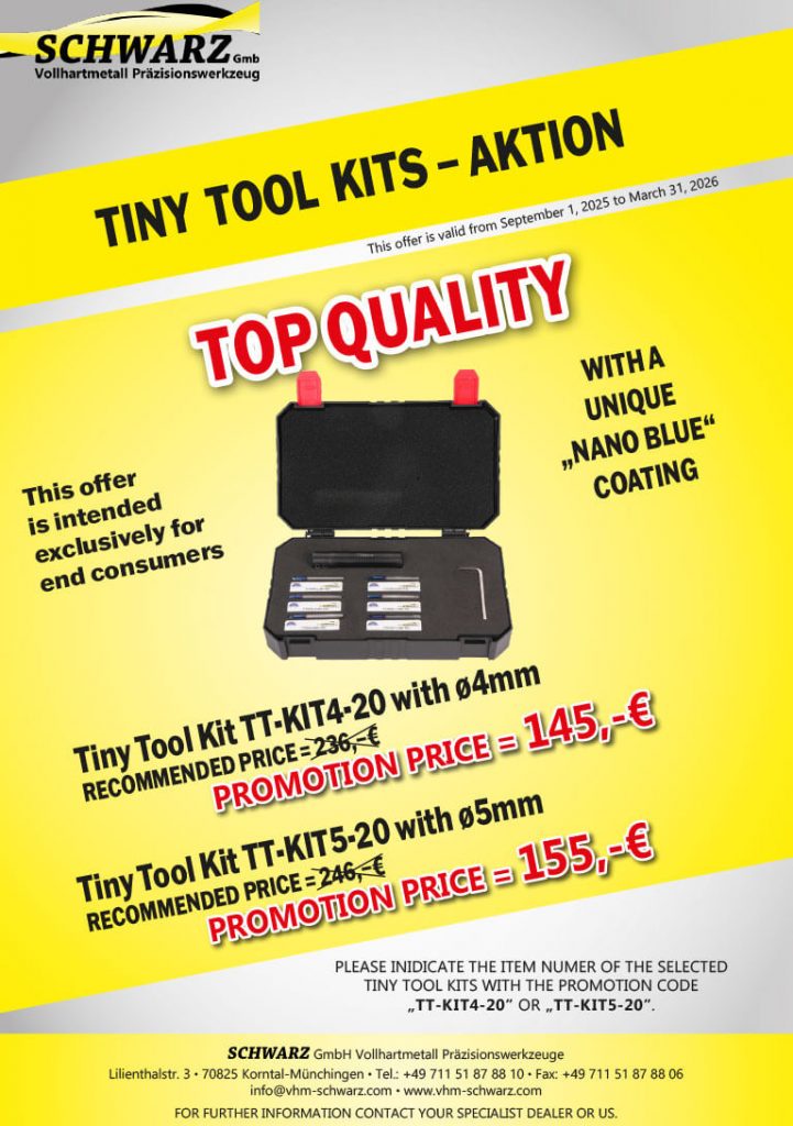 Flyer für Tiny Tool Kits Aktion