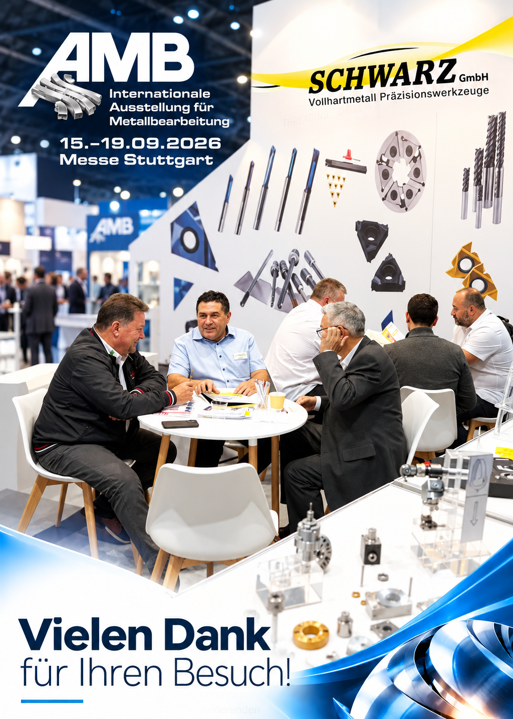 VHM Schwarz Team auf der AMB Messe 2026 in Stuttgart