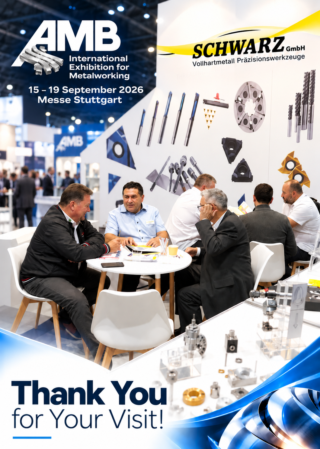 VHM Schwarz Team auf der AMB Messe 2026 in Stuttgart